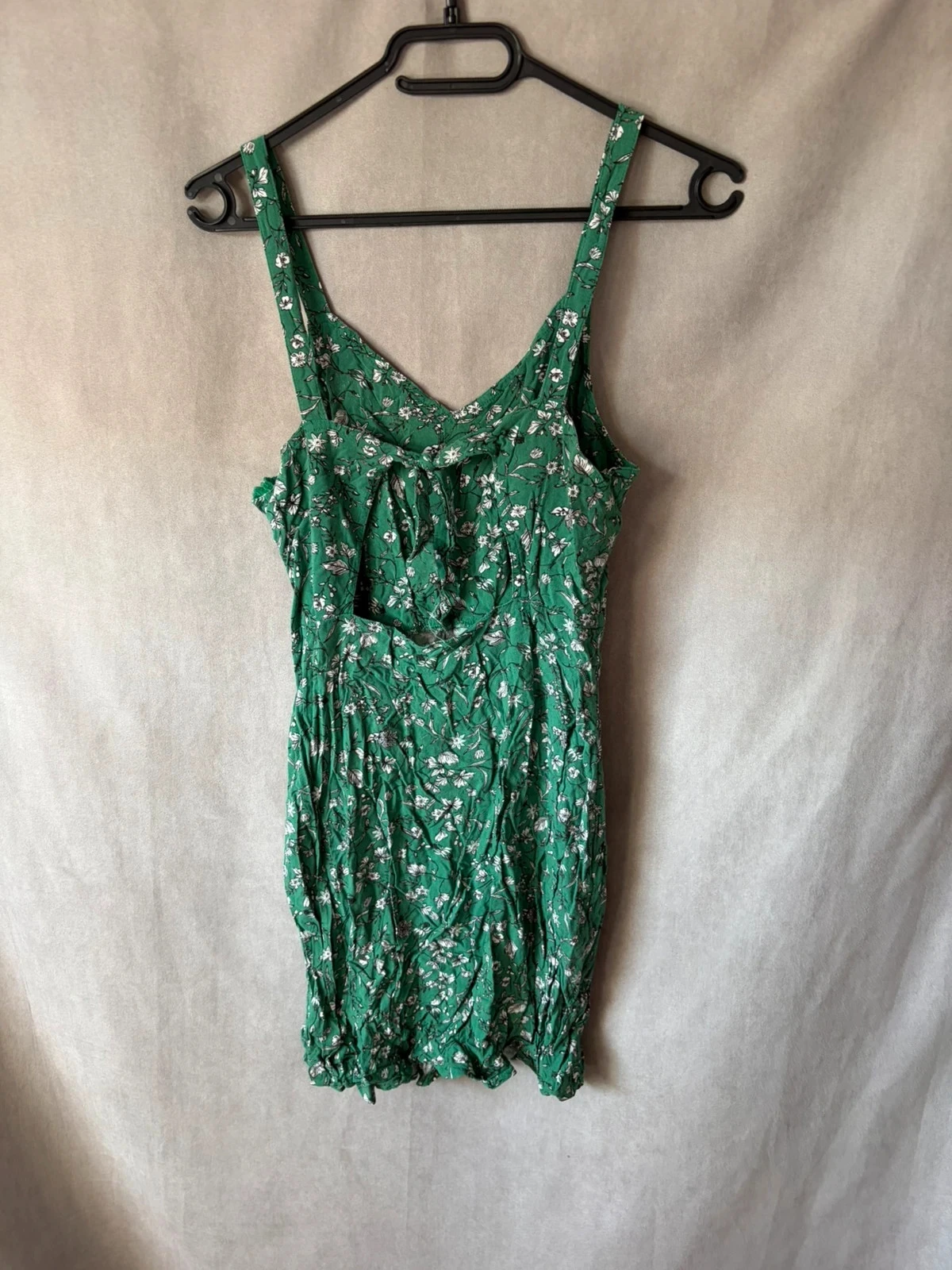 Floral green dress size 36 – photo 3